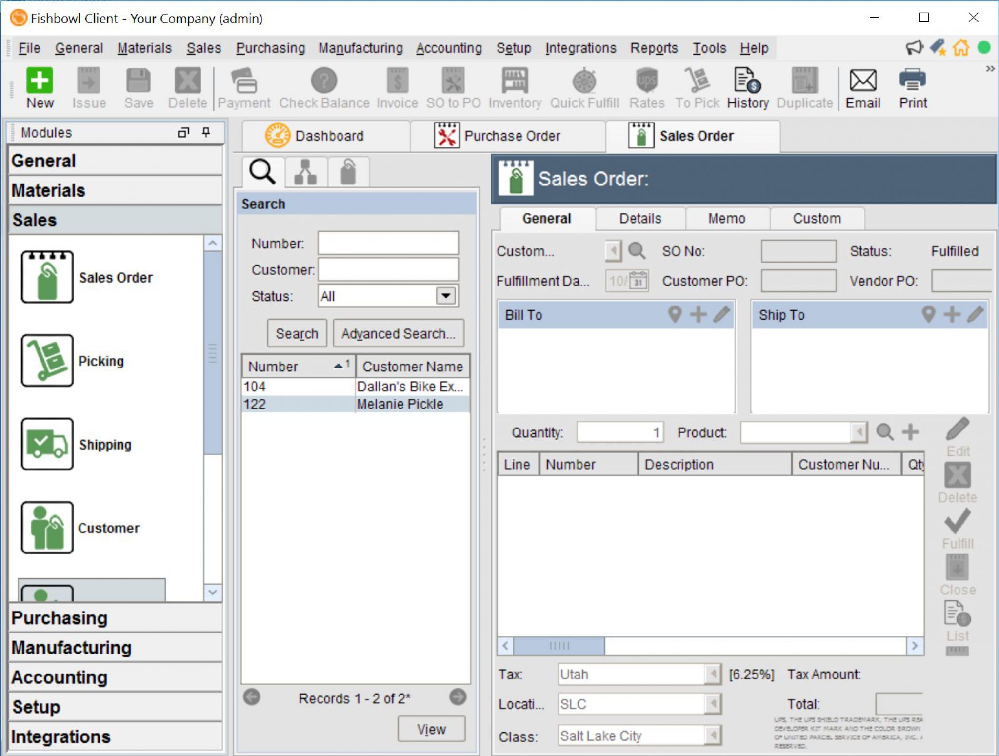 fishbowl inventory quickbooks integration